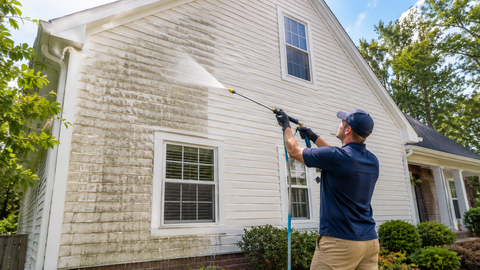 House washing service result